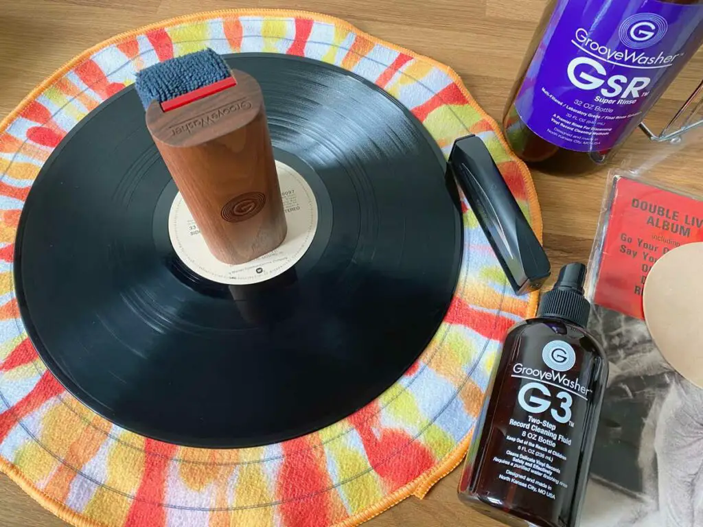How to clean old vinyl records