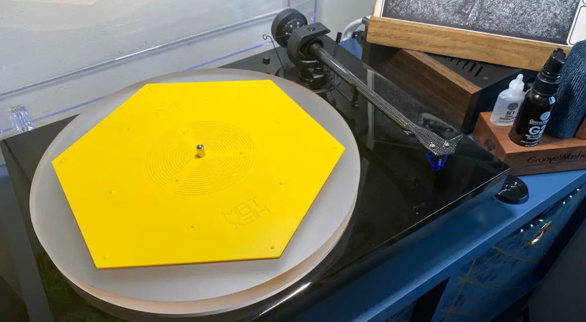 HEXMAT Eclipse Review The Best Platter Mat? Sound Matters