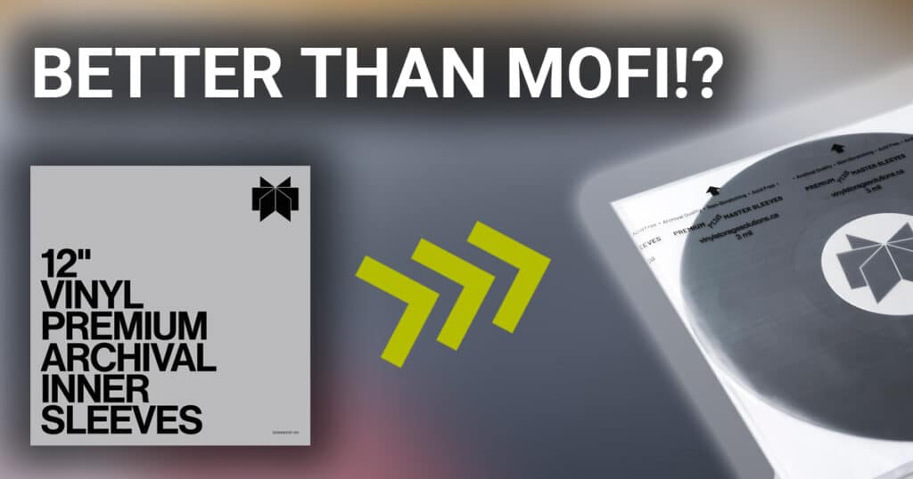 Vinyl Storage Solutions Rice Paper Sleeves Better than MoFi? Sound
