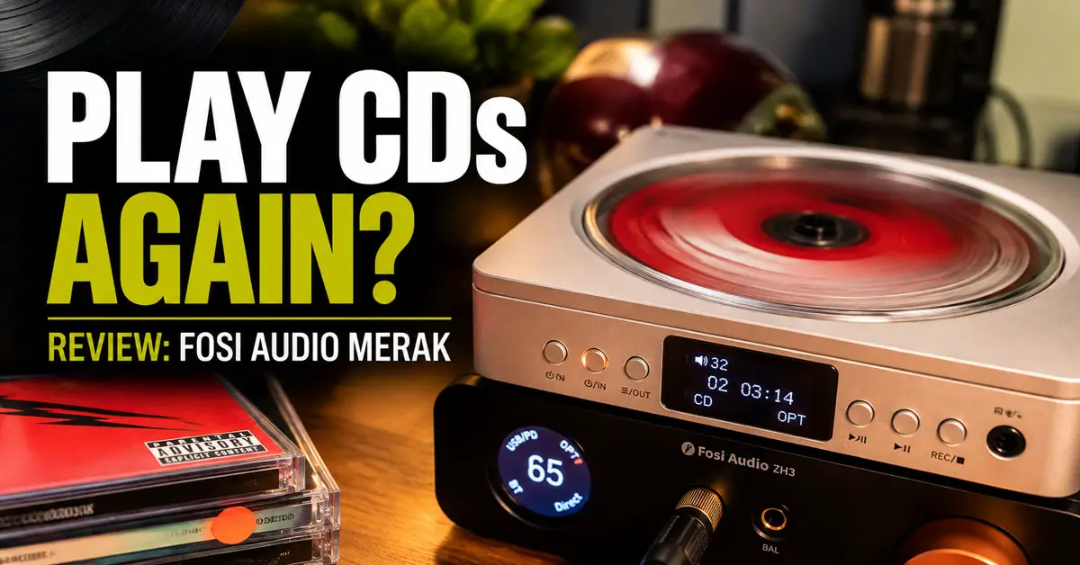 Featured image for “Fosi Audio Merak CD Player Review: Affordable CD Playback Done Right?”